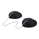 Encrusted Heart Shaped Nipple Pasties Fancy Dress Ups